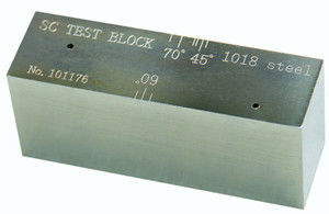 Bloques ultrasónicos de la calibración del SC, bloques de la prueba de calibración del grueso, bloque de prueba del SC ASTM E164