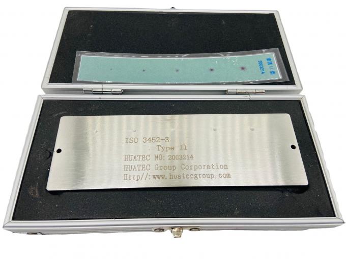 Placa de prueba PT para acero Norma Internacional ISO9934-2 EN ISO 3452-3 Tipo II Bloque de referencia de penetración 0