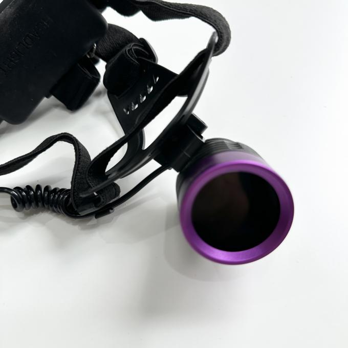 Lámpara UV de partículas magnéticas fluorescentes DG-3101S con longitud de onda máxima de 365-370nm y 2pcs de batería de litio 18650 1