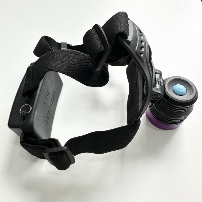 Lámpara UV de partículas magnéticas fluorescentes DG-3101S con longitud de onda máxima de 365-370nm y 2pcs de batería de litio 18650 3