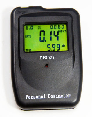 HUATEC DP802i Medidor de alarma de dosis personal para medición de rayos X, γ y β duros con rango de 0,01 µSv/h a 30 mSv/h y tiempo de respuesta rápido ≤5 segundos