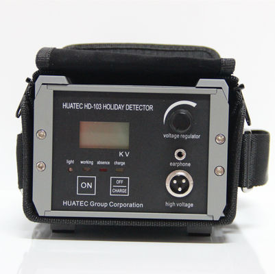 HD-103 Detector de vacaciones de alto voltaje 0.2-30KV Pantalla LCD 0.5-10mm Detector de fugas de agujeros de alfiler de revestimiento para inspección anticorrosión del tanque de tuberías