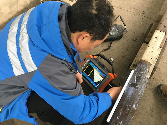 Detector de fallas ultrasónico de matriz en fase TFM HPA-620PRT con módulo 32:128PR, pantalla táctil de 10,4 pulgadas y escaneo TOFD simultáneo