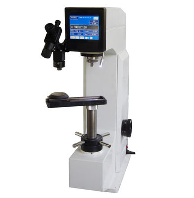 Brinell / Vickers / Rockwell Tester de dureza digital Prelogado 98.07N 10kg Max altura de prueba 260mm para pruebas de dureza precisas