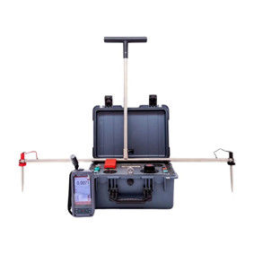 Método de doble electrodo HD-109 avanzado Depósito de desechos Detector de fugas de geomembrana HDPE Medir el rango de voltaje ±200VDC