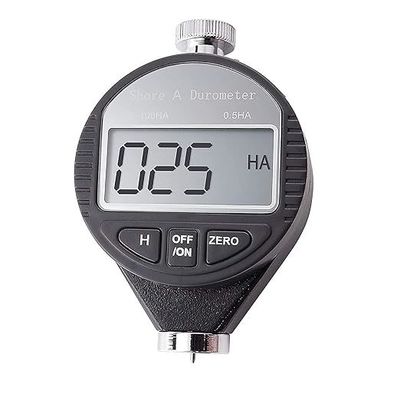 Durómetro digital de orilla con rango de medición de 0-100HA con resolución 0.1 y probador de dureza de orilla de las normas DIN53505
