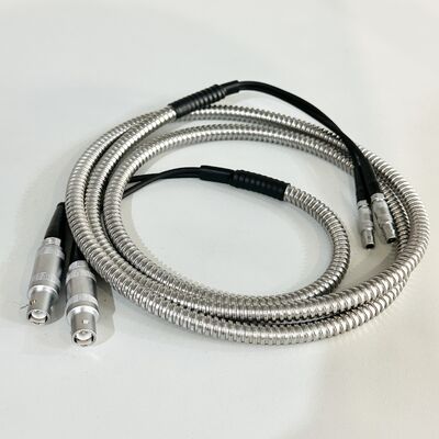 Cable TR UT Lemo 00-Lemo 01 de alta temperatura con cubierta de acero