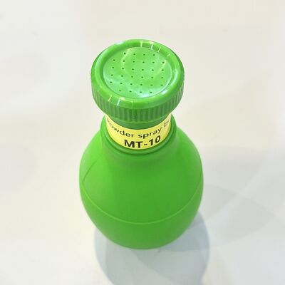 Bombilla pulverizadora de polvo manual para aplicación de polvo magnético seco en END