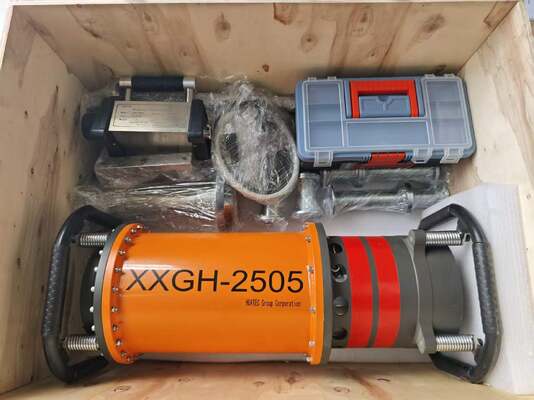 Detector radiográfico de soldadura para tuberías de petróleo y gas con posicionamiento magnético HXPC-100B1X X-ray Pipeline Crawler 360°
