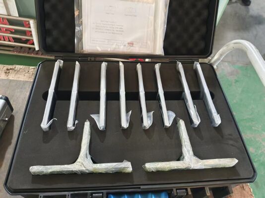 Kit de partículas magnéticas y líquidos penetrantes MT/PT 10 piezas con espécimen de grietas de acero al carbono de 25 fallas