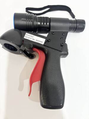 DG-B10 365nm UV lámpara de linterna de pulverización puede manejar montaje de la aviación de aluminio 12 LED núcleo fluorescente penetrante de inspección de pulverización pistola soporte