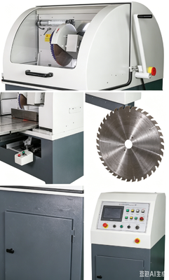 Máquina cortadora de muestras metalográficas verticales HC-350A Φ110mm corte máximo 4KW equipo de corte de muestras de refrigeración por agua