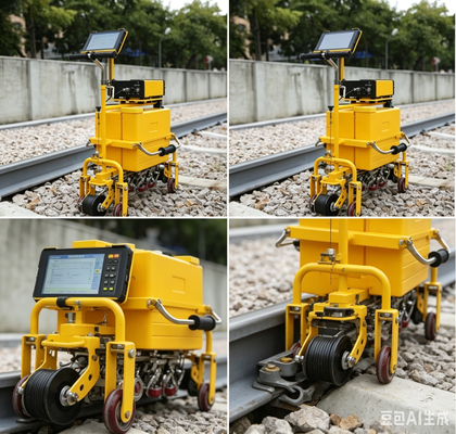 Detector de fallas ultrasónico para rieles FD-GT-20 para rieles de 43~75 kg/m Inspección de ferrocarriles de alta velocidad y metro