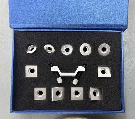 Conjunto de 12 anillos de soporte para el probador de dureza de Leeb NDT Accesorios de prueba de tuberías curvas de superficie esférica cilíndrica exterior/interior