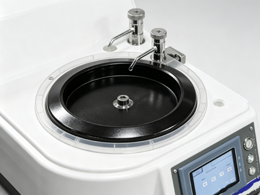 HPA-1SE Máquina de pulido de rectificación metalúrgica de alto par de corte φ254mm Disco de arranque rápido para parar Máquina de preparación de muestras metalográficas