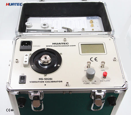 Calibrador de vibración HG-5020i con rango de frecuencia de 10Hz a 1280Hz y pantalla digital para el desplazamiento de velocidad de aceleración