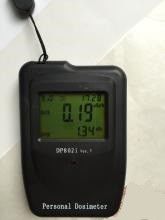 Dosímetro personal del contador Geiger del metro Dp802i de encuesta sobre radiación de la alarma de la dosis