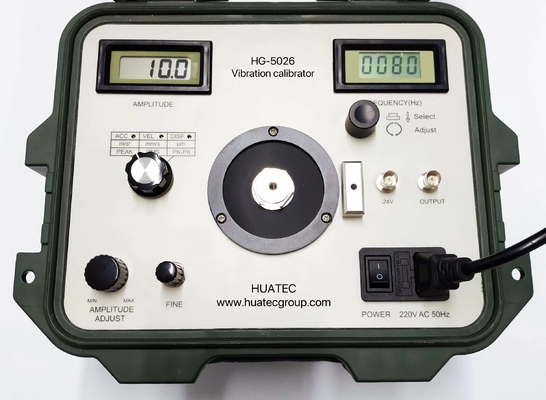 HG-5026 Acelerómetro de vibración Transductor de velocidad y proximidad Calibrador de sacudidores