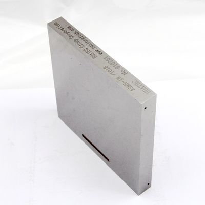 Bloque de prueba de calibración UT de soldadura no tubería de 19 mm, 38 mm, 75 mm, acero 1018, estándar ASME