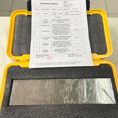 IOW API RP 2X UT Bloque de calibración de 1/16" Agujeros de diámetro 10° Agujero de resolución de pendiente NDT Bloque de referencia de ensayo ultrasónico