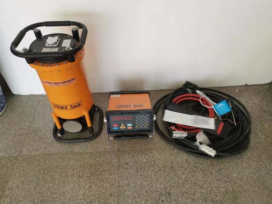 Detector de defectos de rayos X de tubo cerámico con batería de litio XXG-2505B con rango de 250KV