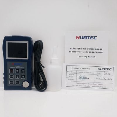 HUATEC TG-8812 Medidor avanzado de espesor ultrasónico con rango de 0,55-500 mm de alta precisión y Bluetooth