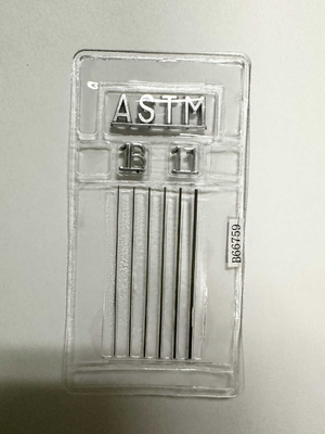 Indicador de calidad de imagen IQI Tipo de alambre Penetrametros Accesorios para detector de fallas de rayos X