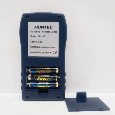 TG4150 Alta precisión a través del recubrimiento Medidor de espesor de pared ultrasónica 0,55-500 mm Rango 7 Material preestablecido Velocidad del sonido Medidor de inspección de buques de tubería