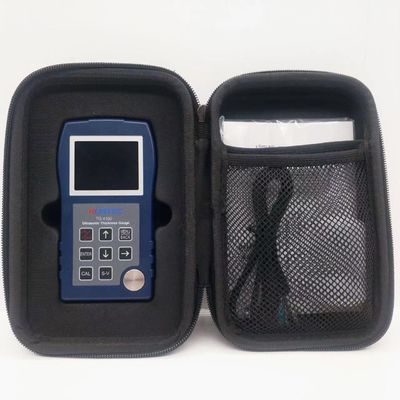 TG4150 Alta precisión a través del recubrimiento Medidor de espesor de pared ultrasónica 0,55-500 mm Rango 7 Material preestablecido Velocidad del sonido Medidor de inspección de buques de tubería