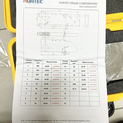 IIW V1 Bloque de calibración en acero al carbono Accesorios de acero inoxidable para detector de defectos ultrasónicos