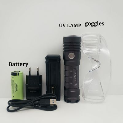 DG-30 Lámpara LED UV portátil de 365 nm NDT Luz de prueba de partículas magnéticas de fluorescencia