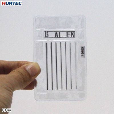 Indicador de calidad de imagen IQI ASTM EN para detección de defectos por rayos X