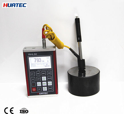 RHL50 LCD Leeb Hardness Tester Medidor de dureza digital recargable para piezas de trabajo metálicas