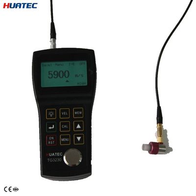TG-3230 Medidor de espesor de pared por ultrasonido portátil 0,15 mm Medida mínima Alto límite bajo Alarma Instrumento de medición de espesor industrial