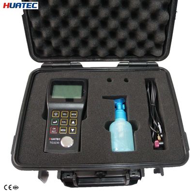 TG-3230 Medidor de espesor de pared por ultrasonido portátil 0,15 mm Medida mínima Alto límite bajo Alarma Instrumento de medición de espesor industrial