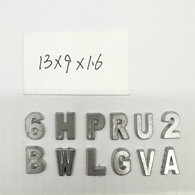 Número de letra de plomo Accesorios del detector de fallas de rayos X