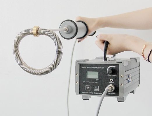 HD-103 Detector de vacaciones de alto voltaje 0.2-30KV Pantalla LCD 0.5-10mm Detector de fugas de agujeros de alfiler de revestimiento para inspección anticorrosión del tanque de tuberías