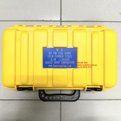 IIW V-1 CS SS AL Materiales UT Bloques de calibración Instrumento NDT