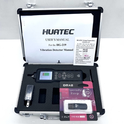 Detector de vibraciones de múltiples funciones Comunicación de datos USB Equipado con un software de análisis informático dedicado