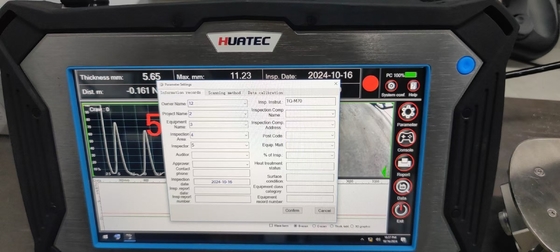 TG-M70C Robot de medición de la corrosión por rastreo magnético y del espesor ultrasónico electromagnético para la detección de la corrosión de paredes de placas