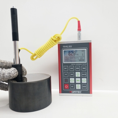 Tester de dureza de Leeb portátil con pantalla LCD RHL50 de alta precisión con una precisión de ± 6HLD y un radio de Rmin 50 mm min.
