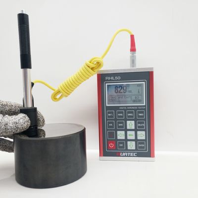 Tester de dureza de Leeb portátil de pantalla LCD RHL50 de alta precisión con una precisión de ± 6HLD y un radio de Rmin 50 mm Min.