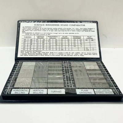 45 Comparador de rugosidad superficial del acero de supercarbono