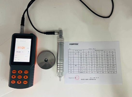 Teste de dureza ultrasónica portátil Instrumento NDT de medición de alta precisión
