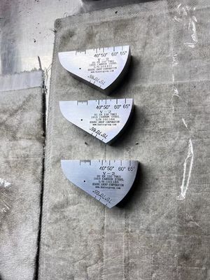Bloque de calibración NDT IIW V2 Peso bruto 1 kg