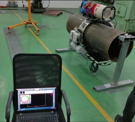 Sistema de comunicación inalámbrica de doble banda 5G para el rastreador de pared exterior de tuberías HXPC-200A a una distancia de control de 100 metros