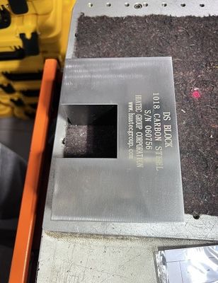 Bloque de calibración DS para distancia longitudinal y sensibilidad AWS D1.1/D1.1M-2015