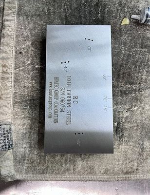 Comparación de la resolución RC del acero al carbono con el bloque de calibración ultrasónica estándar AWS D1.1/D1.1M-2015