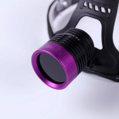 Lámpara UV portátil para casco DG-90H con función de mano Luz ultravioleta LED de 365 nm