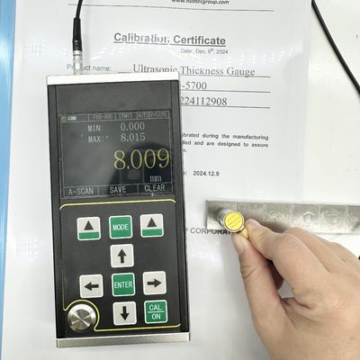 Medidor de espesor ultrasónico digital de alta precisión portátil con escaneo A/B